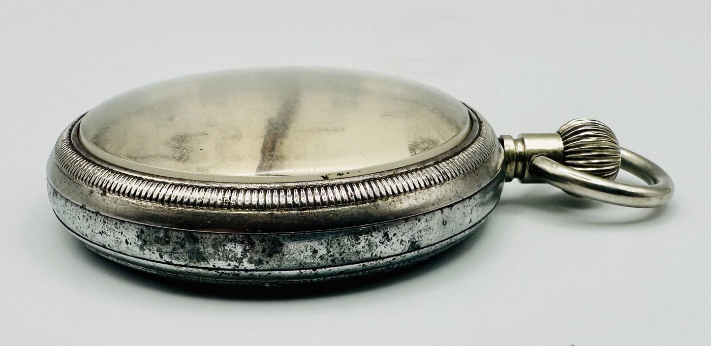 Antique British Military Pocket Watch - GS/TP Swiss Made 15 Jewels - Working