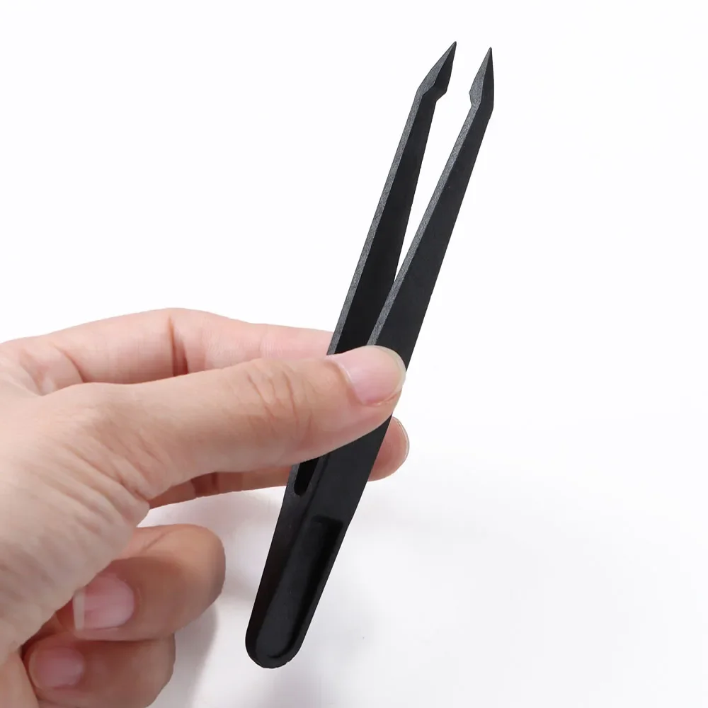 Set of 6 Carbon Fibre Anti-Static Tweezers – Precision Watchmaker Tools Set
