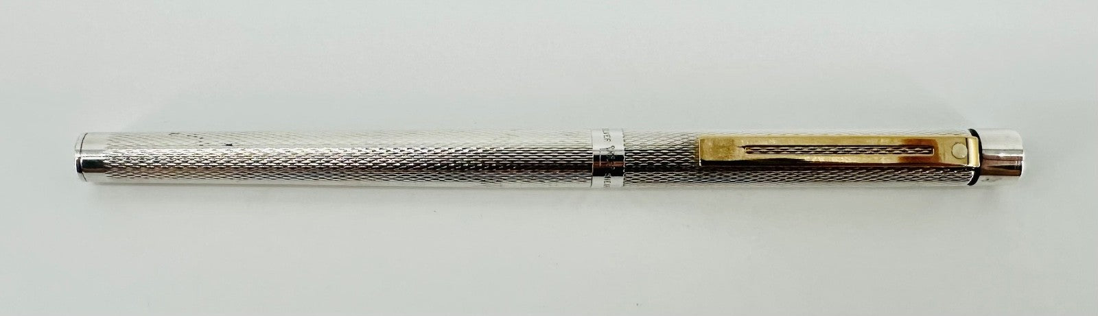 Vintage Sheaffer Targa Sterling Silver Fountain Pen, 14k Gold Nib, Australia
