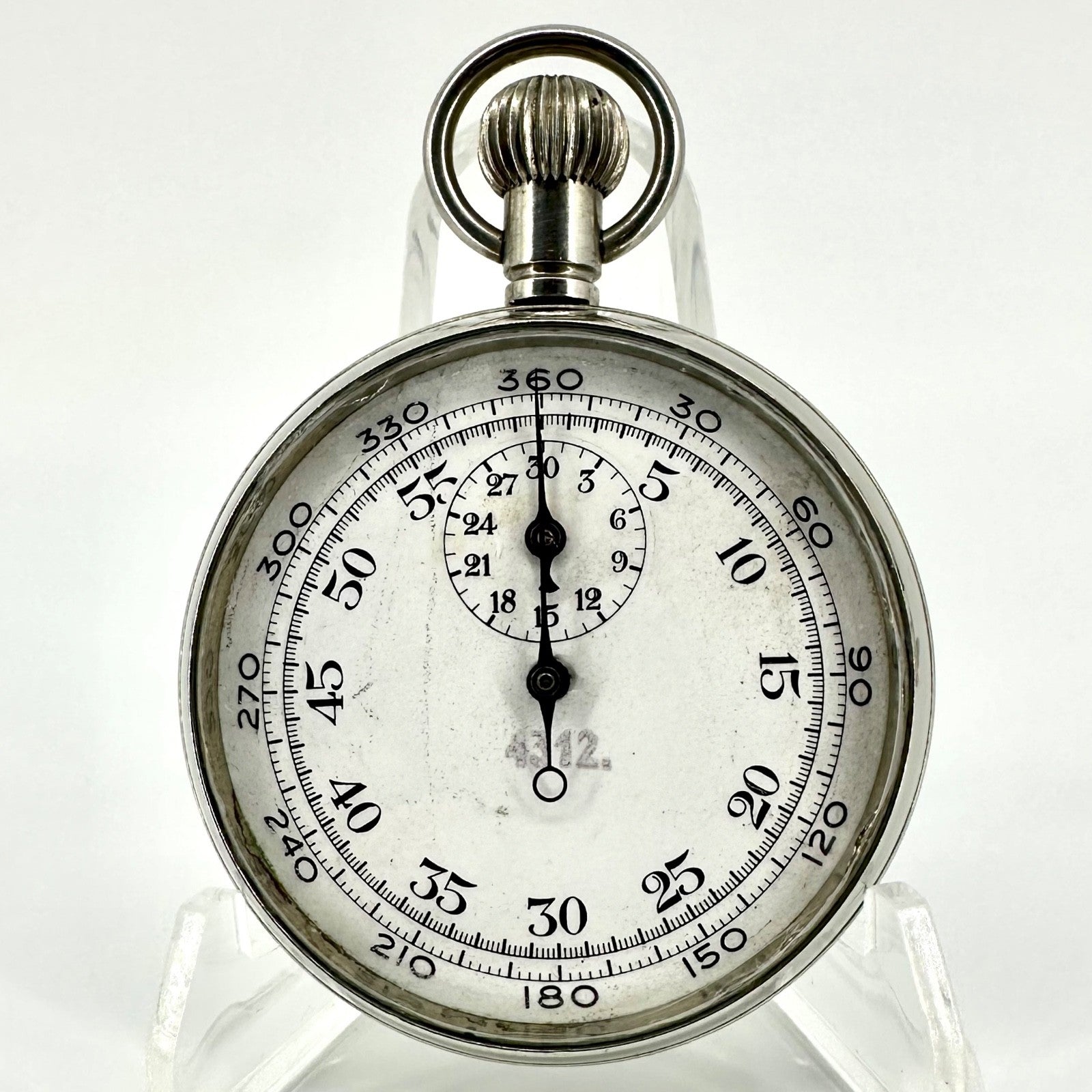 WW2 Air Ministry Stopwatch, Goldsmiths & Silversmiths Co. - Working