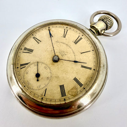 Antique “The Waterbury Watch Co.” Pocket Watch – Working – Series J - c.1890s