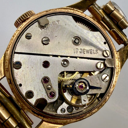 Vintage Ladies Ronet 17 Jewel Watch – Gold Tone, Bifora 934, Working