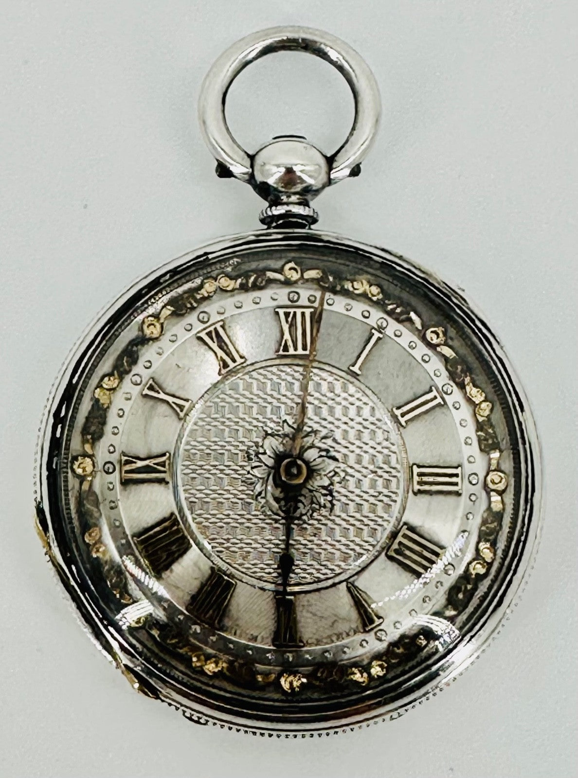 Antique Baume Genève Silver Pocket Watch, Matching Serials, Marked CB, c.1860-80