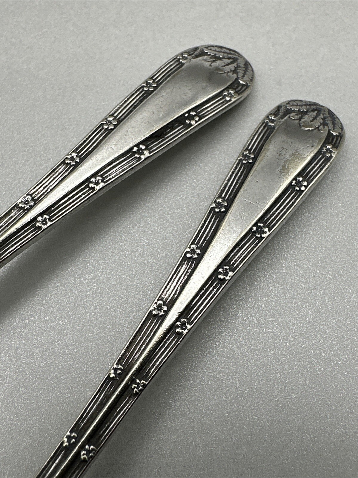Pair of Antique Silver Plated Spoons
