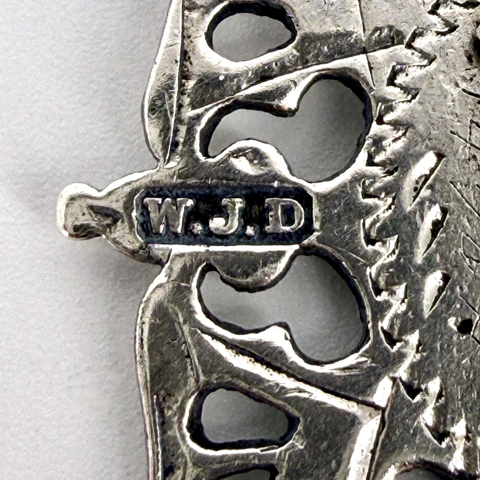 Antique Silver & Gold Fob Medallion – Birmingham 1902 – William James Dingley