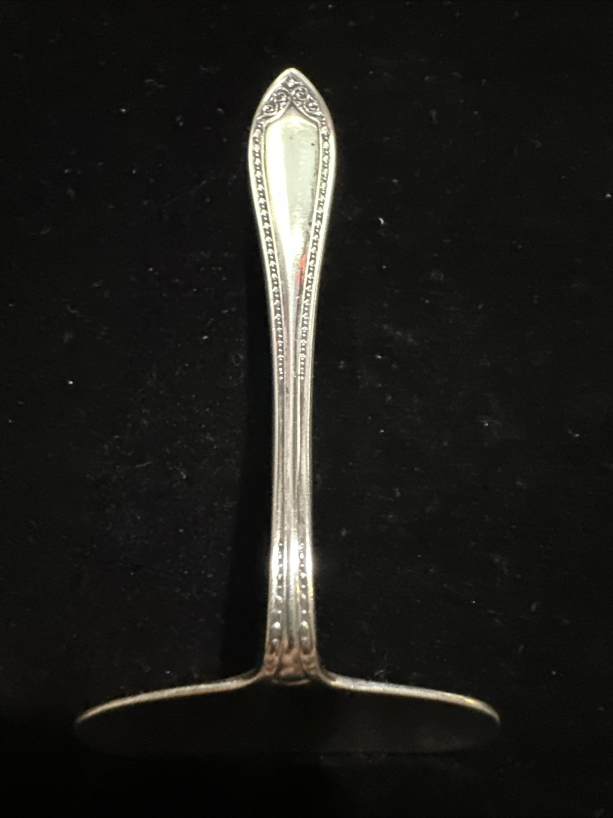 Antique Silver Plate Pusher - Community Plate