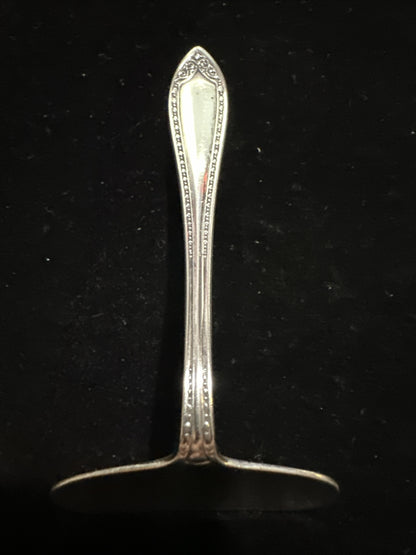 Antique Silver Plate Pusher - Community Plate