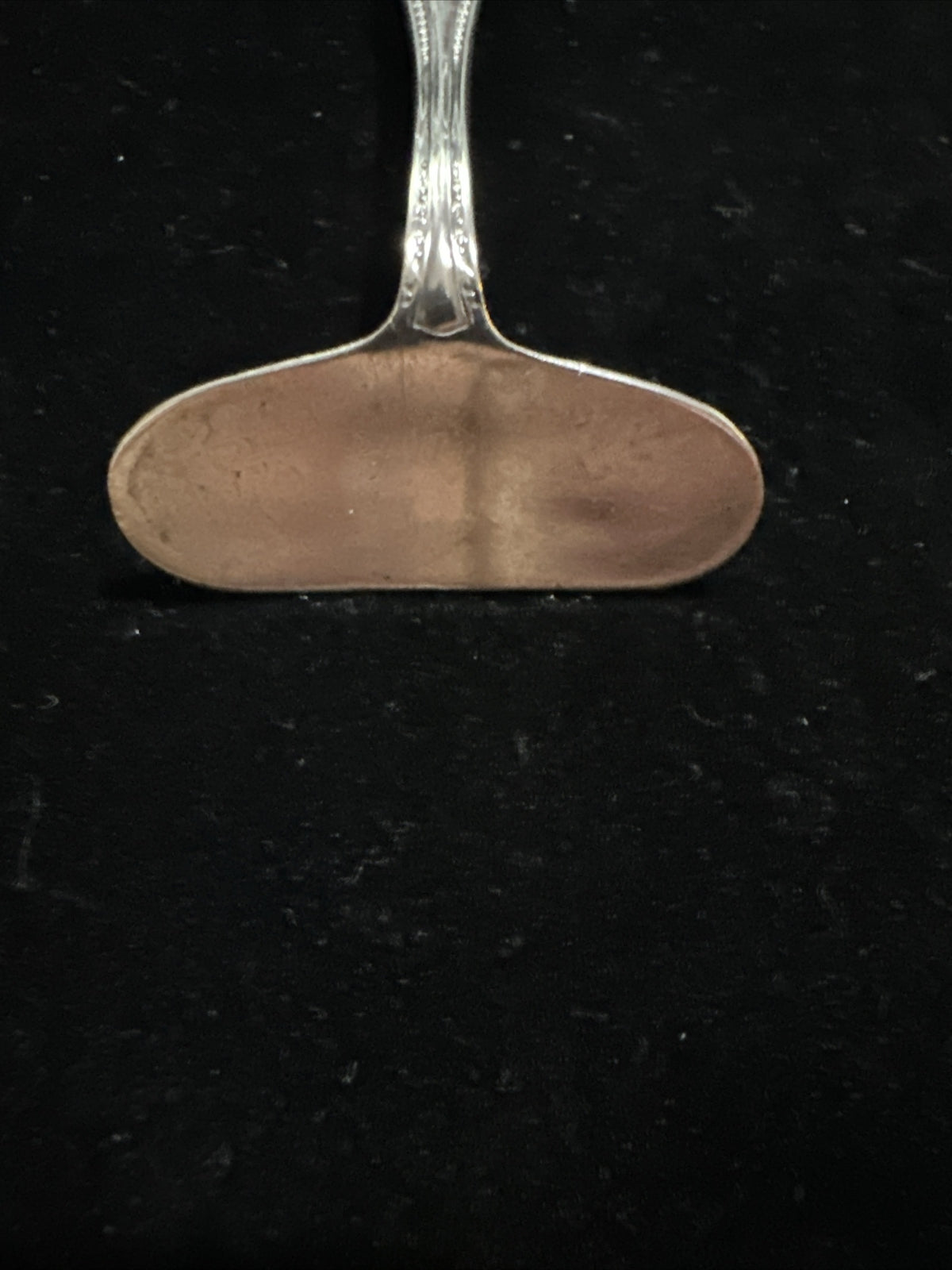 Antique Silver Plate Pusher - Community Plate