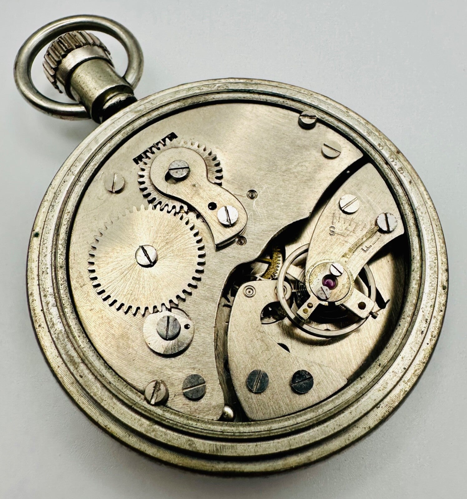 Antique RAF Military Stopwatch - Dennison Case - Air Ministry 6B/221 - Working
