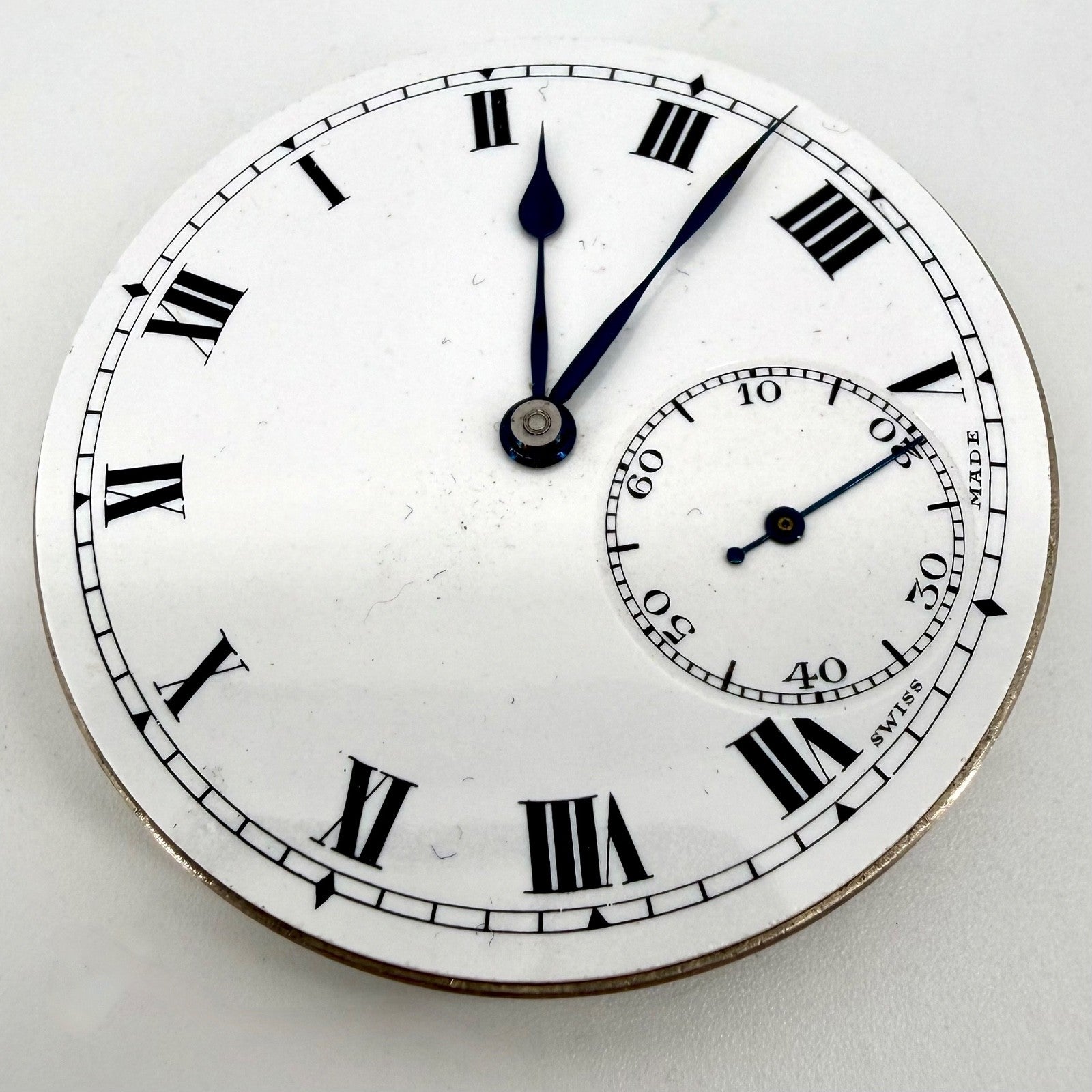 Antique Cyma Tavannes Pocket Watch Movement Swiss Made Ref 918 Working