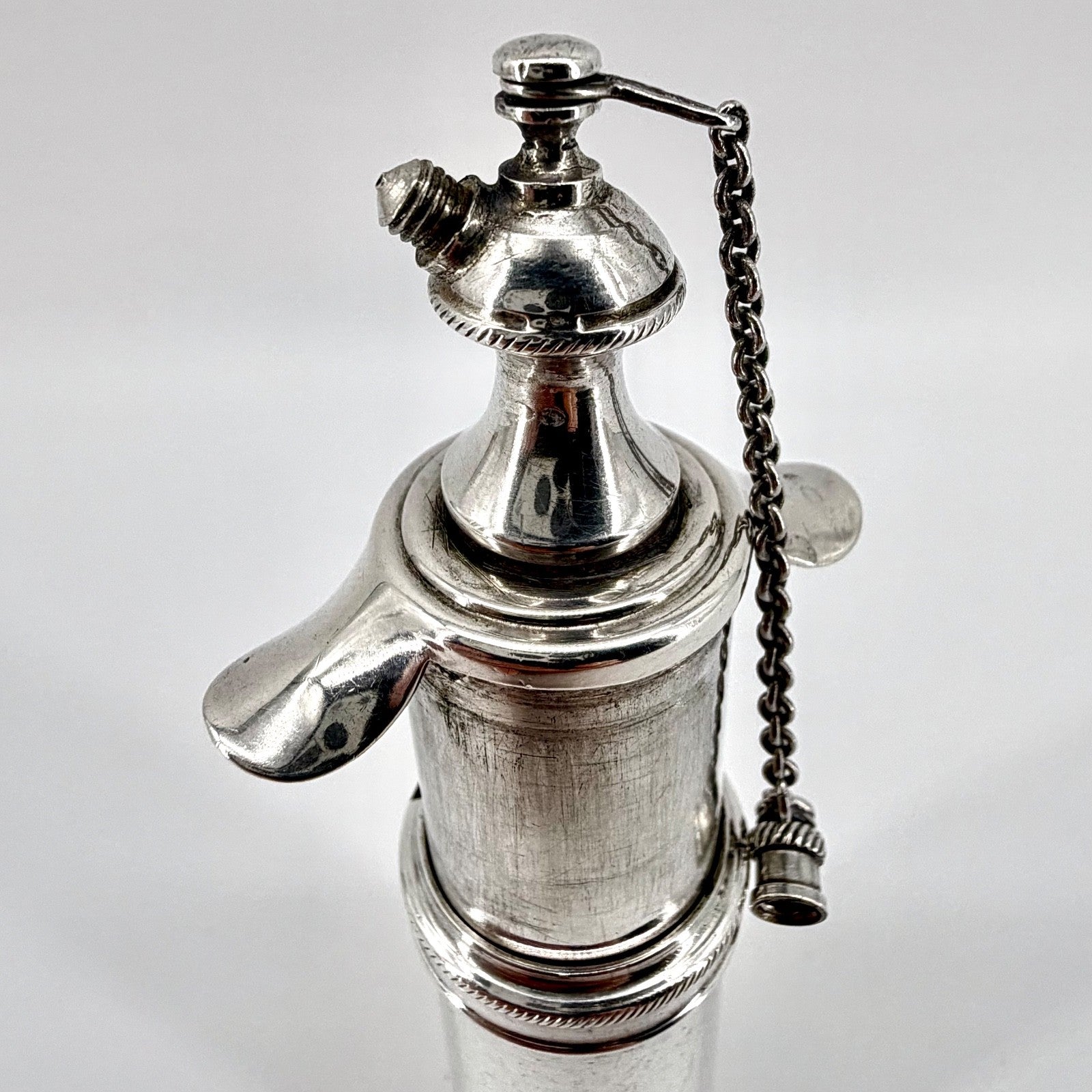 Antique Sterling Silver Scent Bottle / Atomiser – London Import 1913