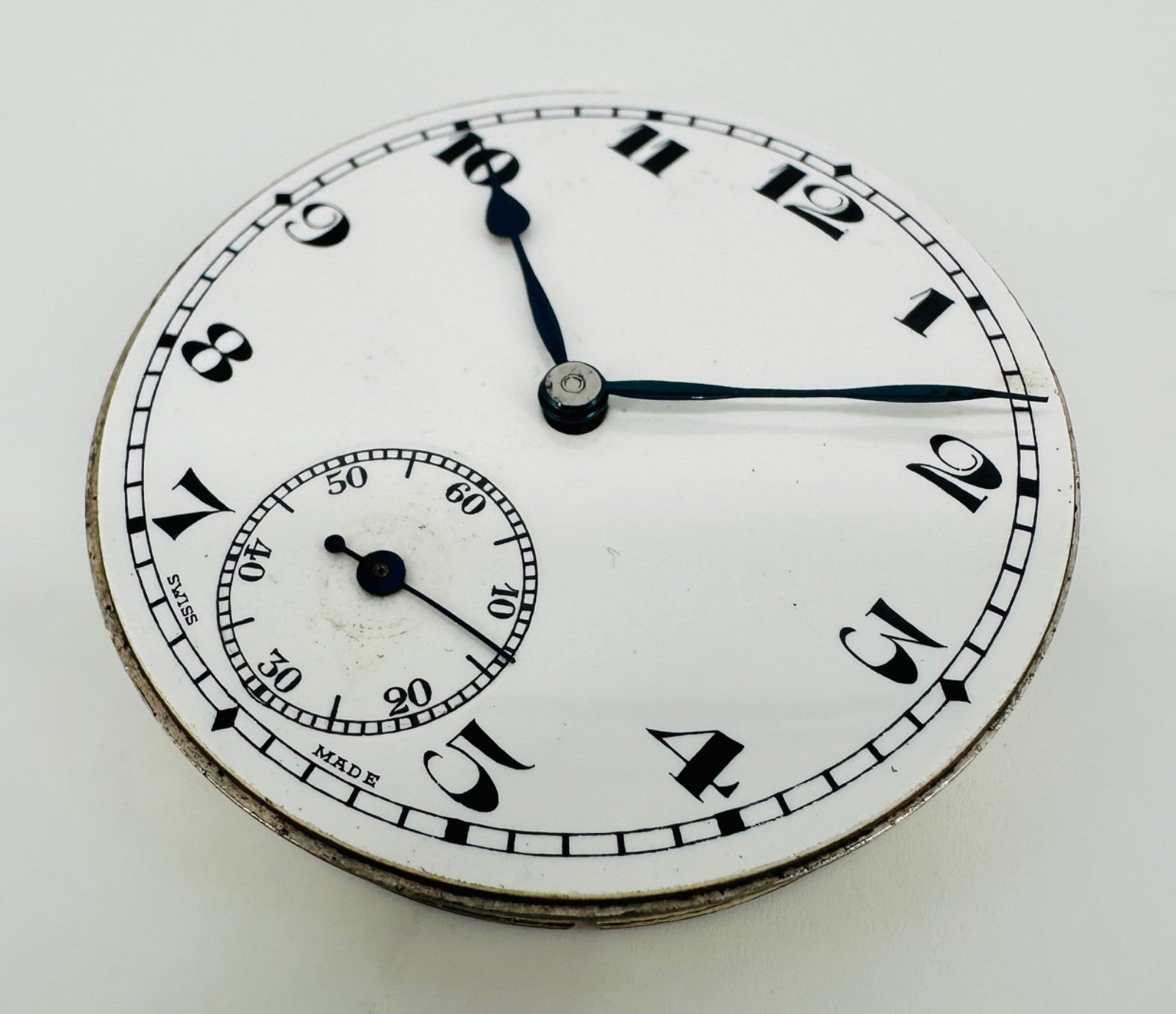 Antique “Herald” Swiss Pocket Watch Movement – 15 Jewels, 43mm – Working