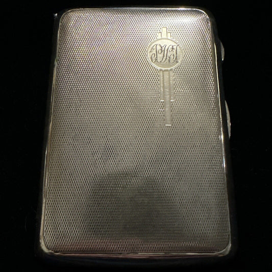 Antique Silver Plated Cigarette Case