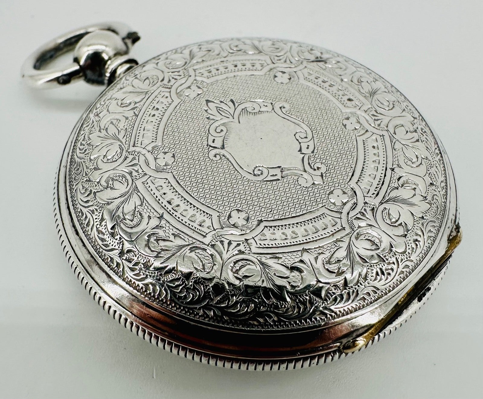 Antique Baume Genève Silver Pocket Watch, Matching Serials, Marked CB, c.1860-80