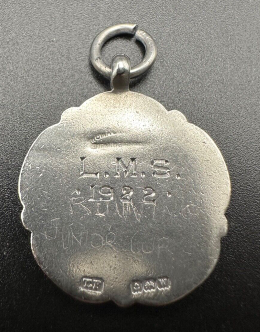 Antique Silver Fob Pendant - Birmingham 1921 Thomas Fattorini