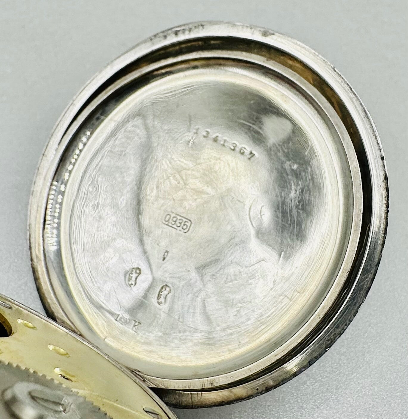 Antique Omega 935 Silver Pocket Watch (1894-1899) – Good Working Condition