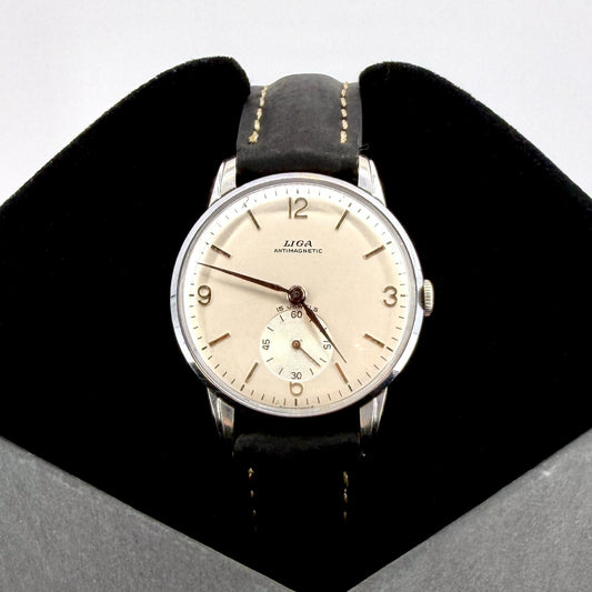 Vintage LIGA Antimagnetic Swiss Mechanical Watch – AS 1002/984 – c.1940s
