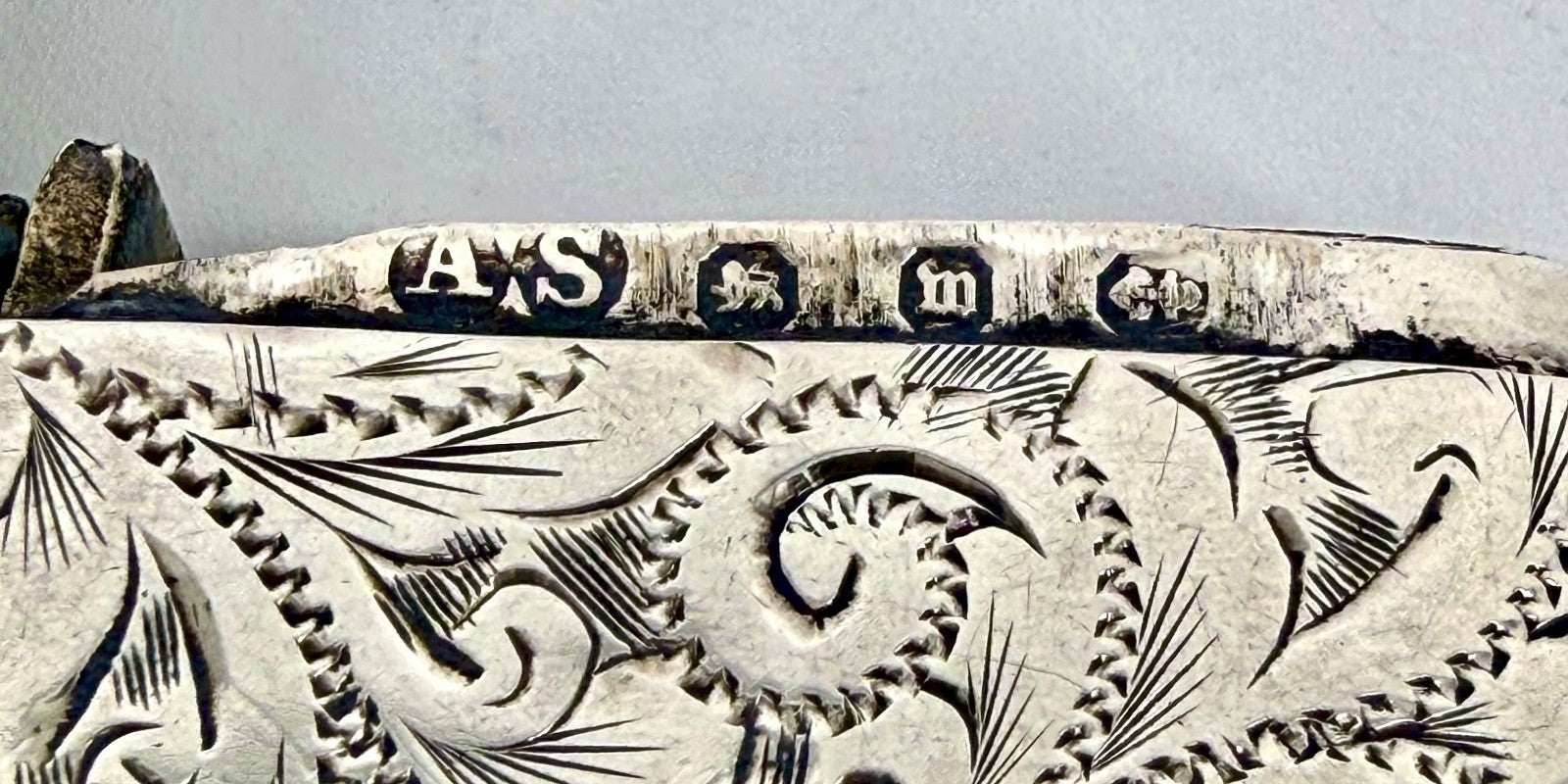 Antique Silver Vesta Case – Albert Sydenham, Birmingham 1896