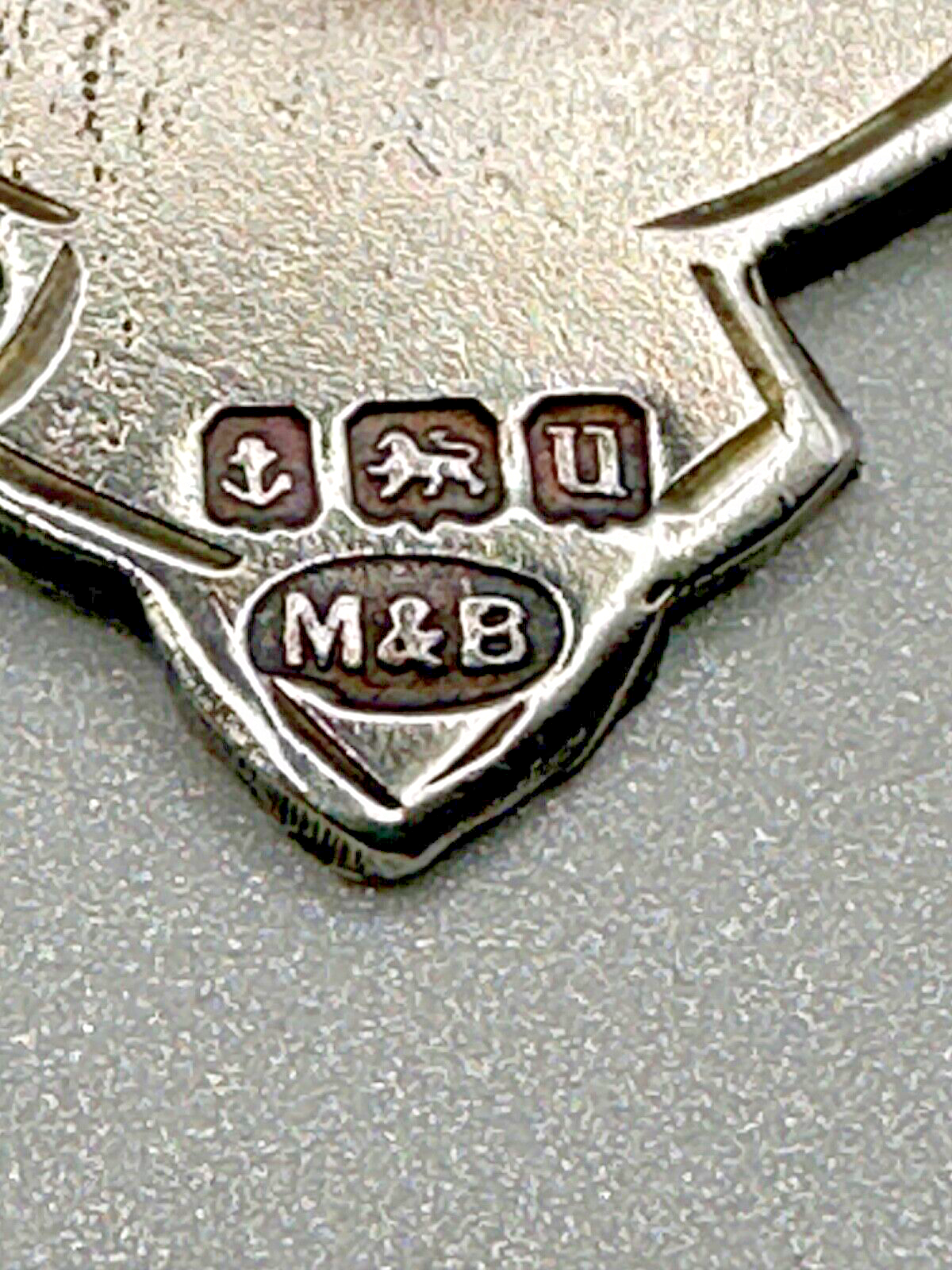 Antique Silver Fob Pendant - Birmingham 1919 Marples & Beasley