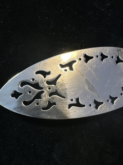 Antique Silver Plated Cake Slice - Coronation 1937 - Dorchester Plate
