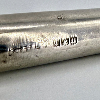 Antique Silver Cased Cheroot Holder – Birmingham 1919 – 18 R.G.P. – Edwardian