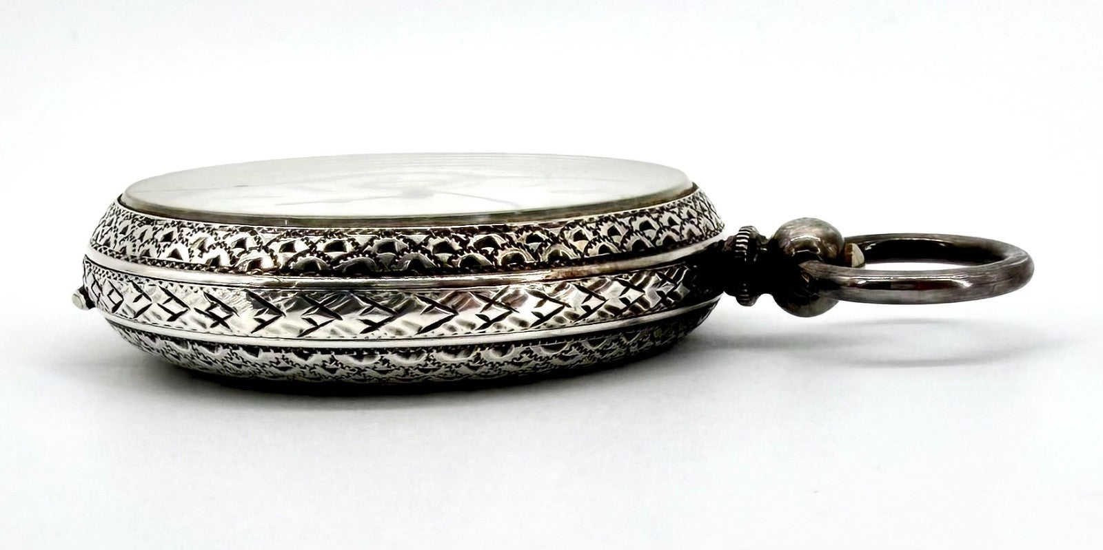 Antique Swiss 935 Silver Kundert “Best Swiss” Pocket Watch - Working