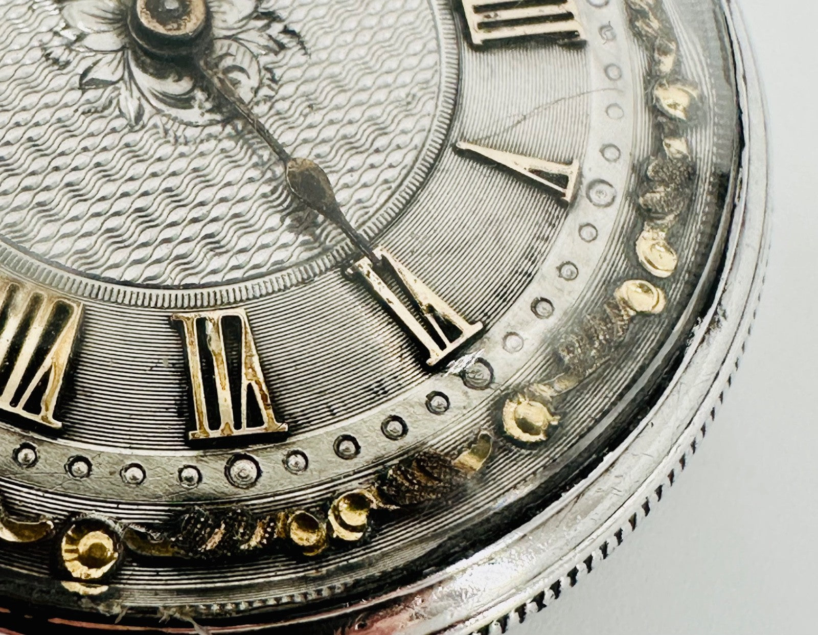 Antique Baume Genève Silver Pocket Watch, Matching Serials, Marked CB, c.1860-80