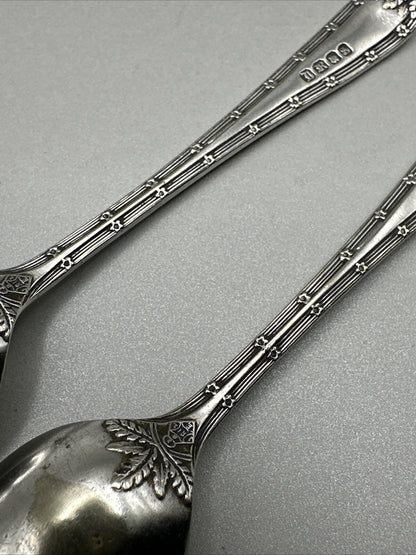 Pair of Antique Silver Plated Spoons