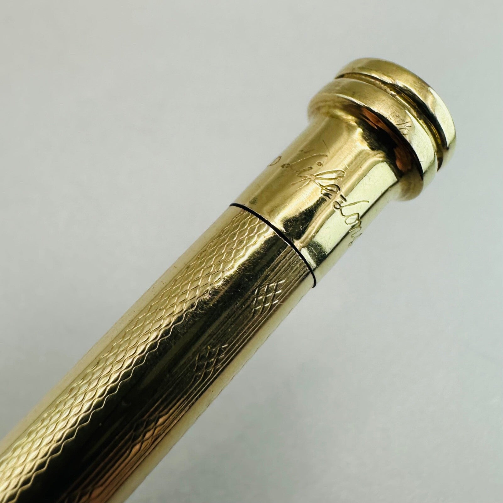 Vintage Life-Long Rolled Gold Mechanical Pencil – Elegant and Functional, 128mm