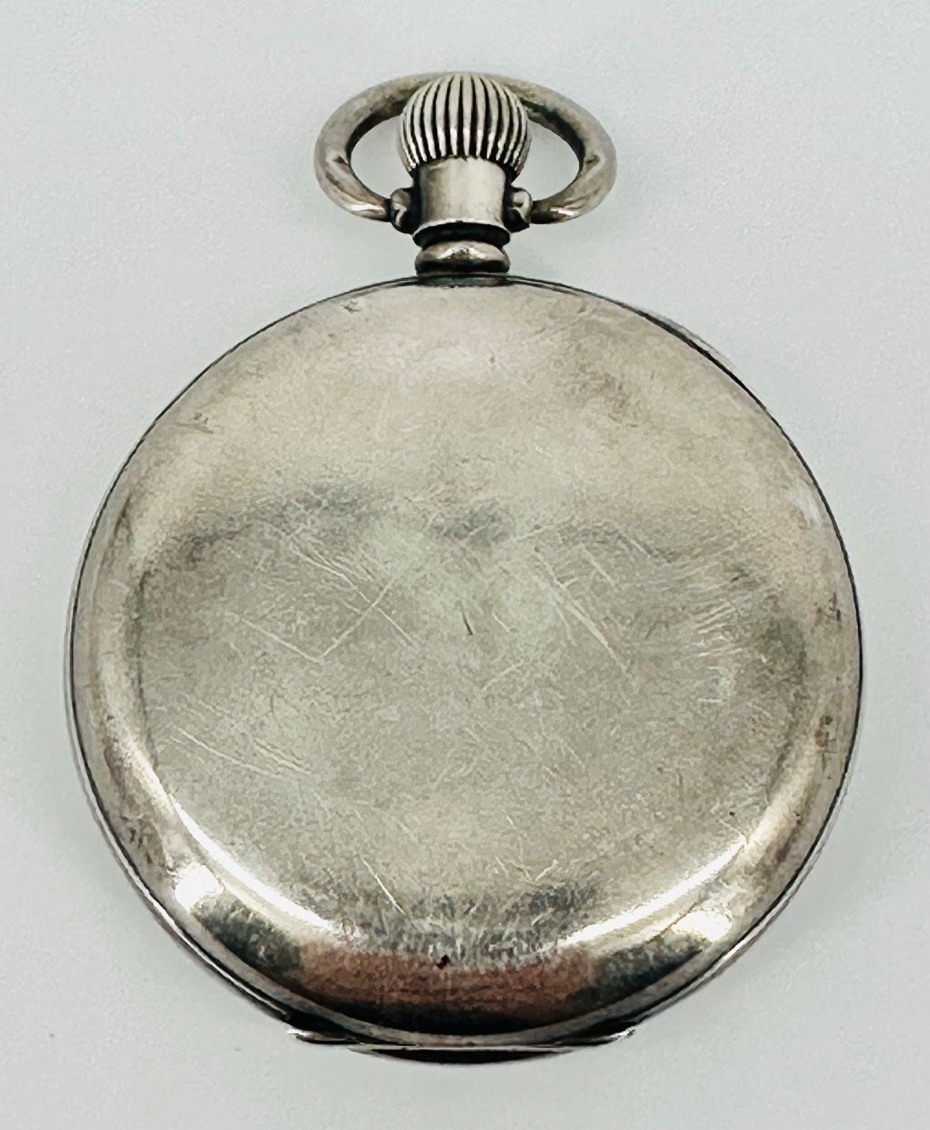 Antique Silver Pocket Watch - Dimier Frères & Co. - Birmingham 1920 - Working