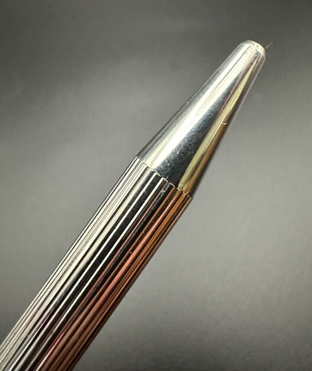 Vintage Aurora Silver Plated Ballpoint Pen