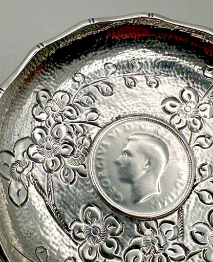 Sterling Silver Canadian Coin Dish - Hong Kong - Lee Yee Hing