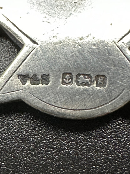 Antique Silver Fob Medal Pendant - Birmingham 1906 Vaughton & Sons