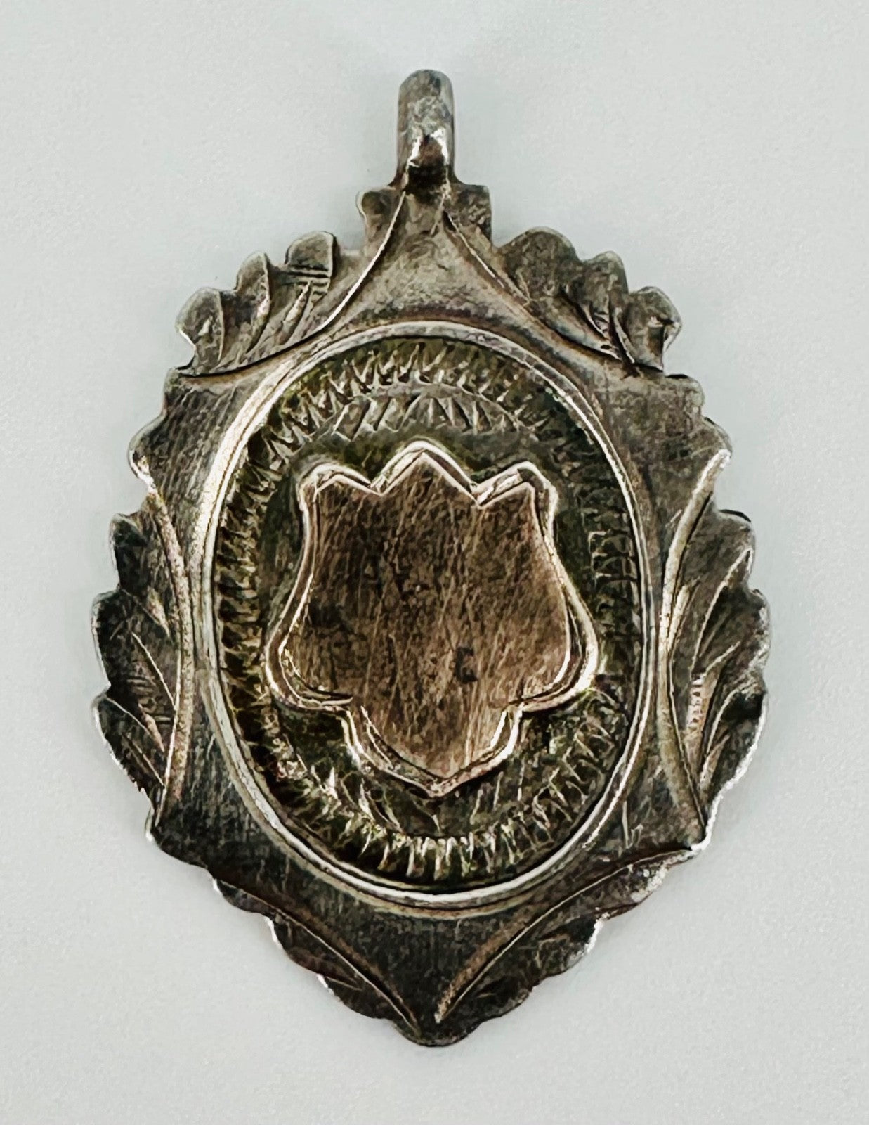 Antique 1923 Sterling Silver Fob Medal – William Adams Ltd