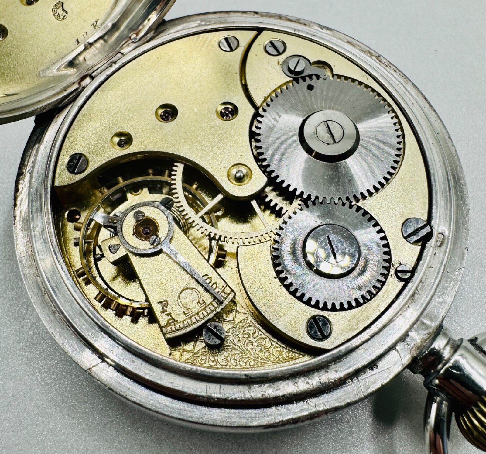 Antique Omega 935 Silver Pocket Watch (1894-1899) – Good Working Condition
