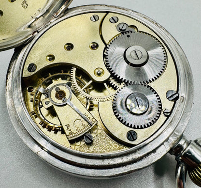 Antique Omega 935 Silver Pocket Watch (1894-1899) – Good Working Condition