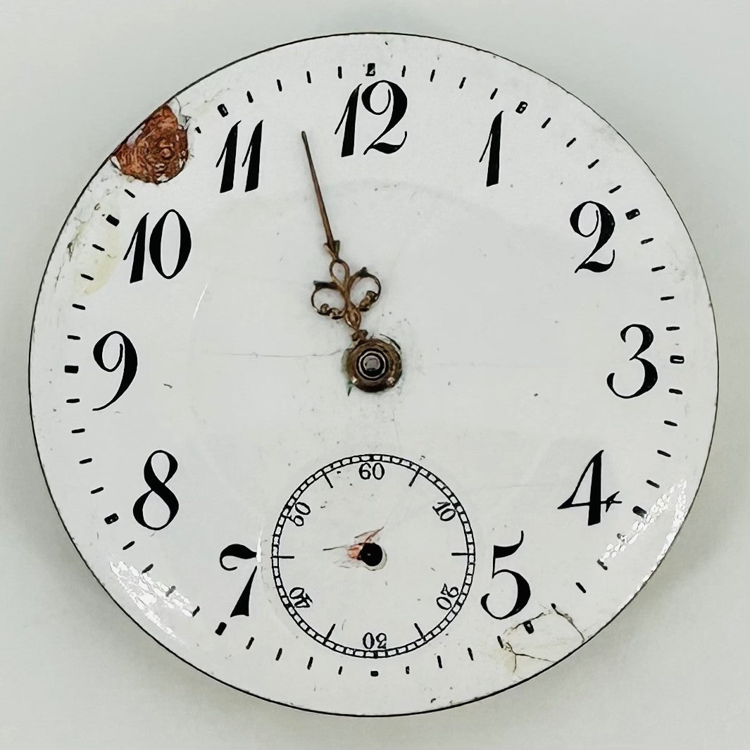 Antique DOM Pocket Watch Movement – 42mm – Stem Wound – Spares/Repair