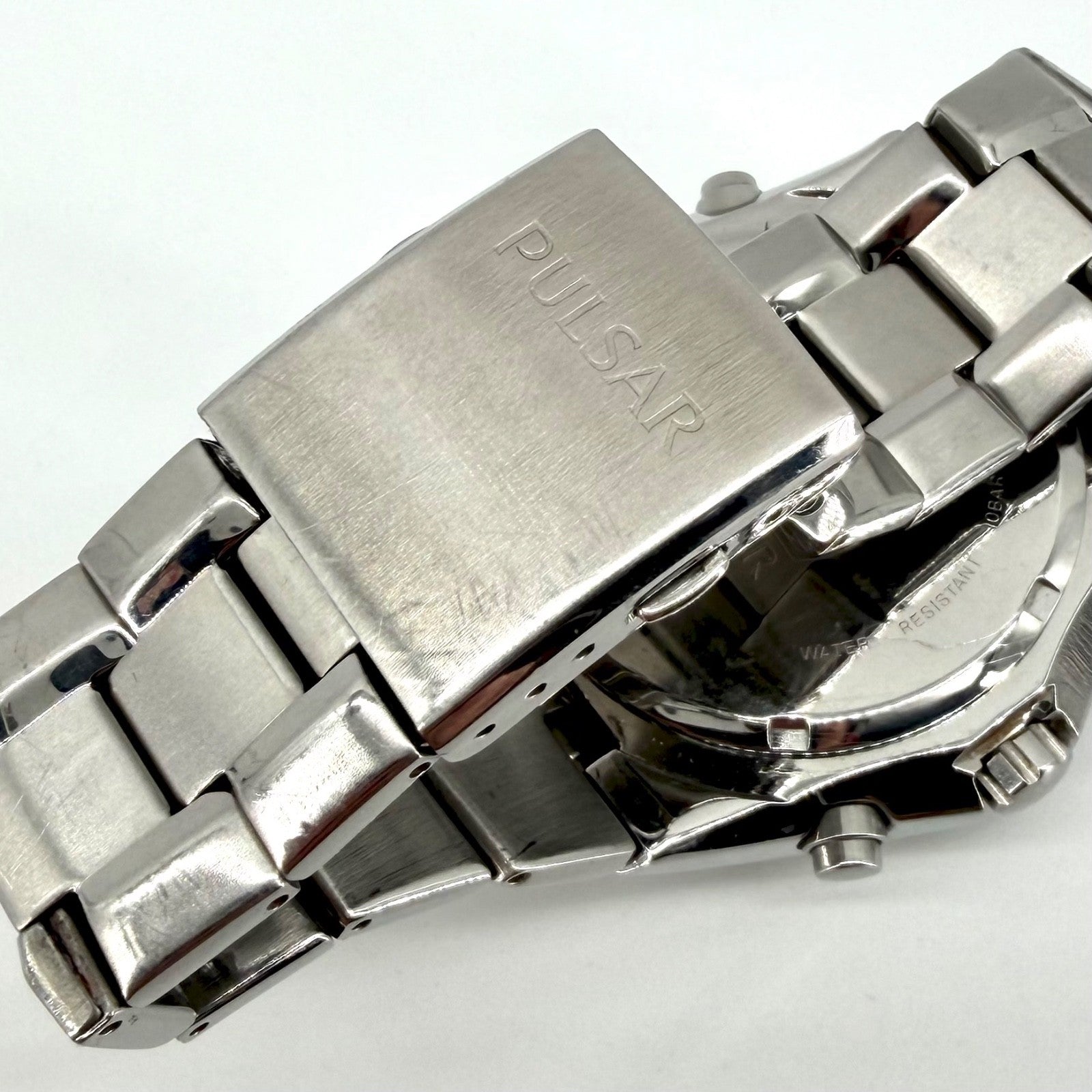 Pulsar NX14-X001 World Time Alarm Chronograph Watch – Analog Digital