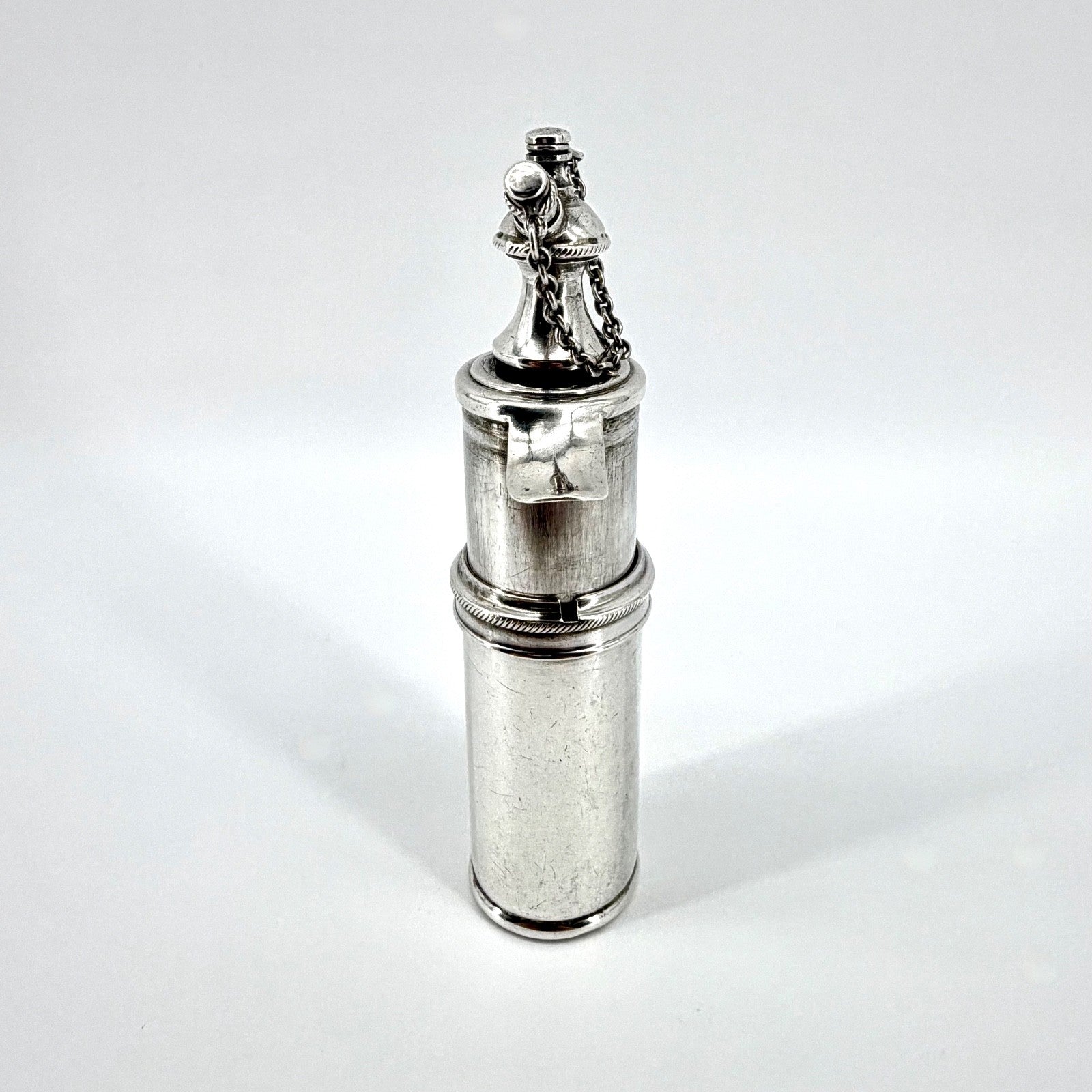 Antique Sterling Silver Scent Bottle / Atomiser – London Import 1913