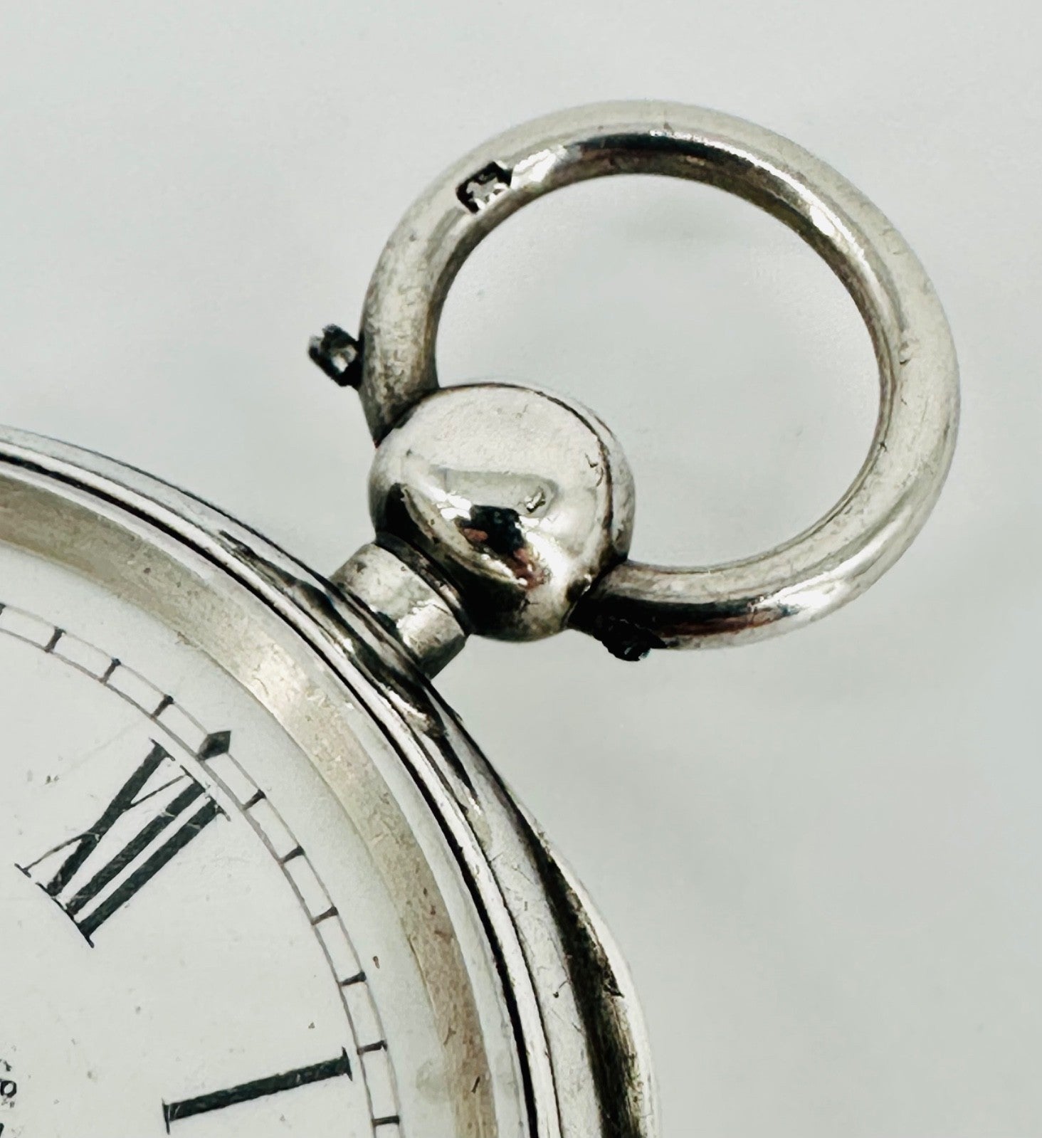 Antique AWW Co. Silver Cased Pocket Watch – Birmingham 1900 - Working
