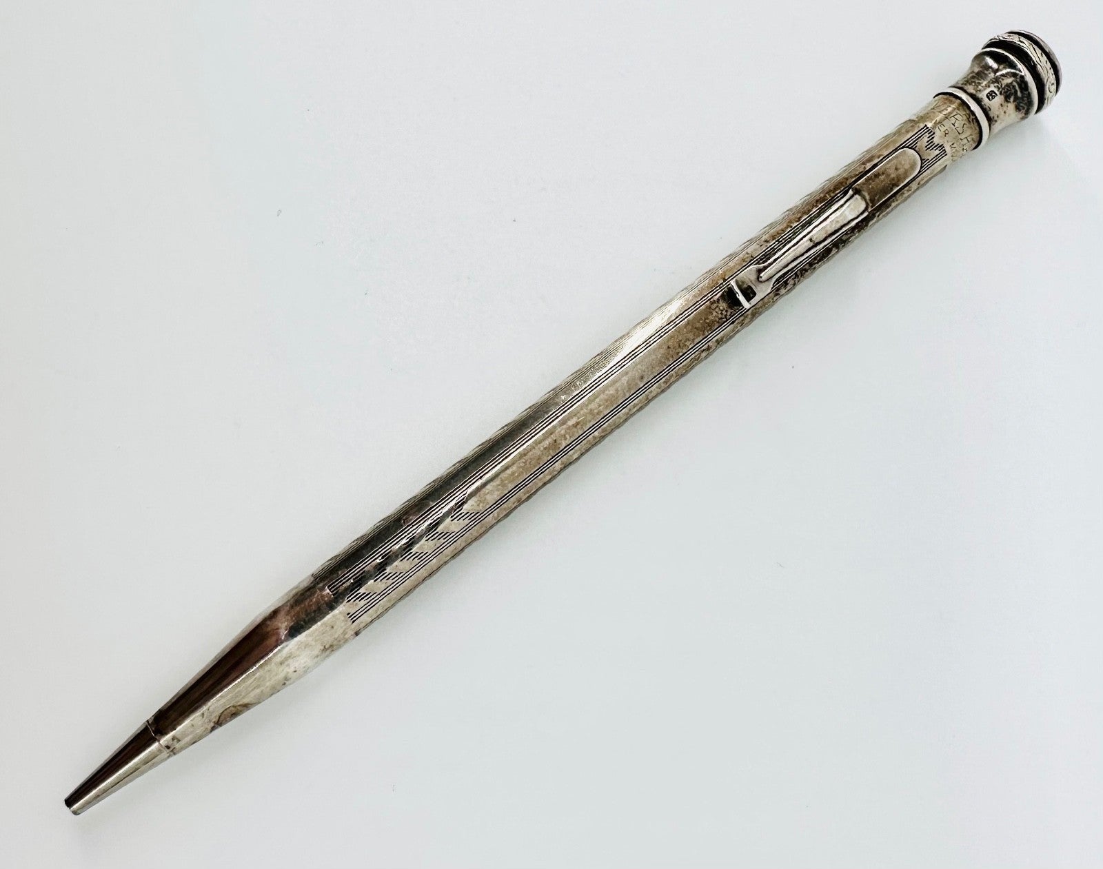 Vintage Sterling Silver Propelling Pencil – Wahl Eversharp Co. Ltd, London 1934