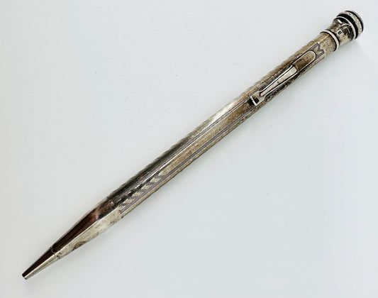 Vintage Sterling Silver Propelling Pencil – Wahl Eversharp Co. Ltd, London 1934