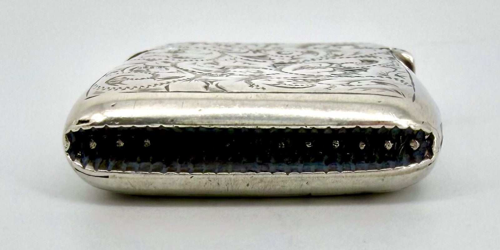 Antique Silver Vesta Case – Albert Sydenham, Birmingham 1896