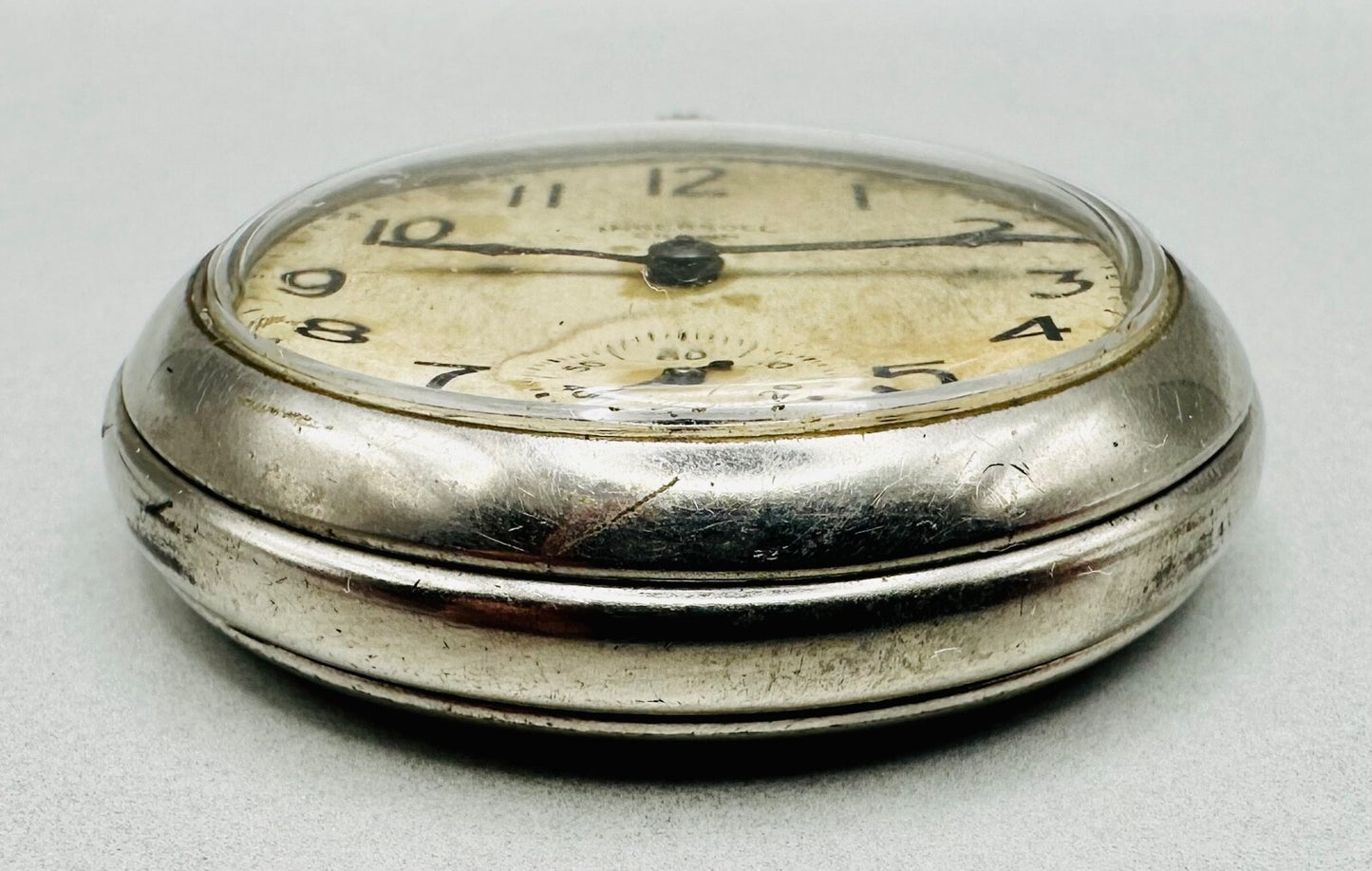 Vintage Ingersoll Crown Pocket Watch - Working - Made in USA