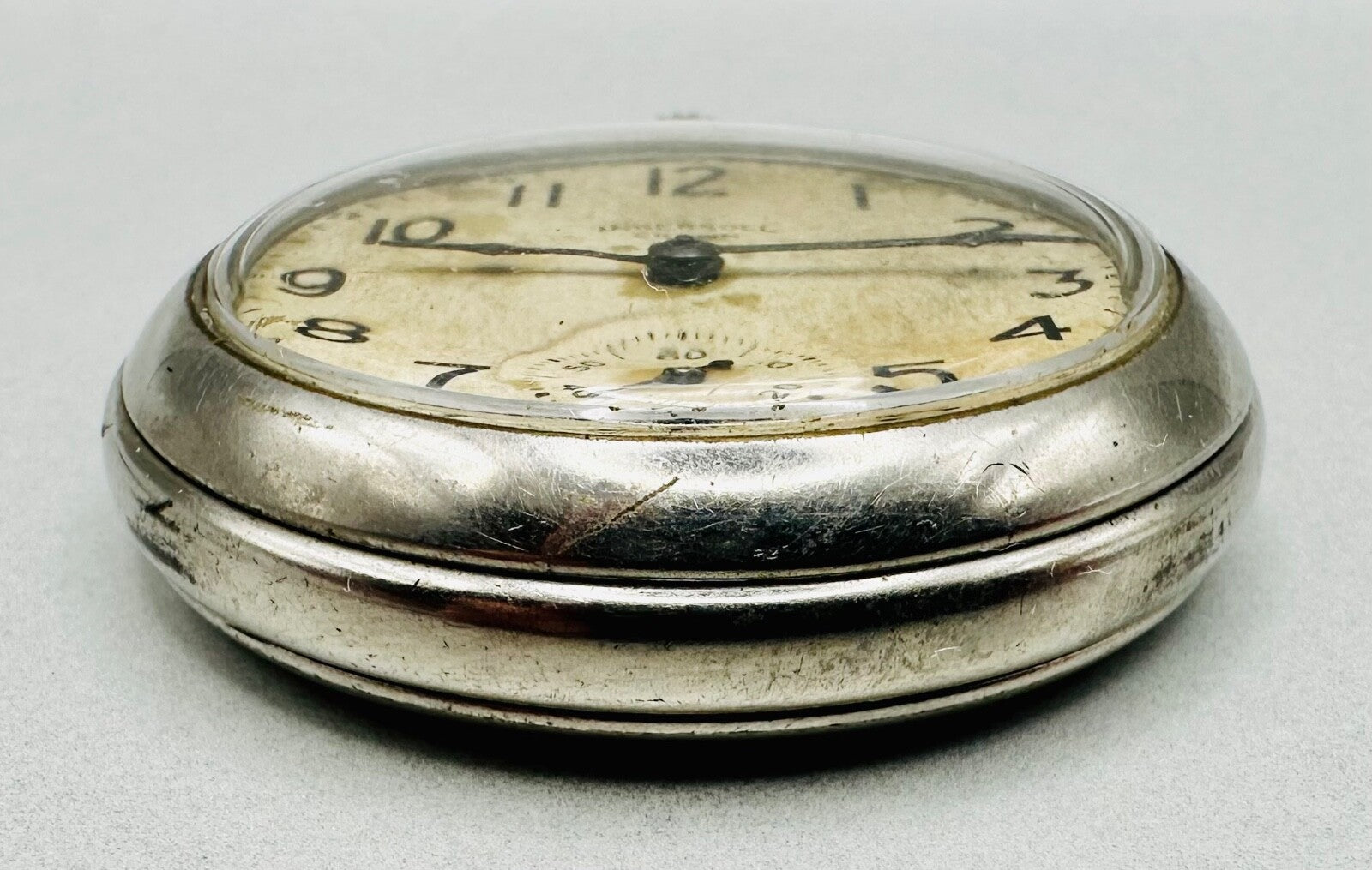 Vintage Ingersoll Crown Pocket Watch - Working - Made in USA