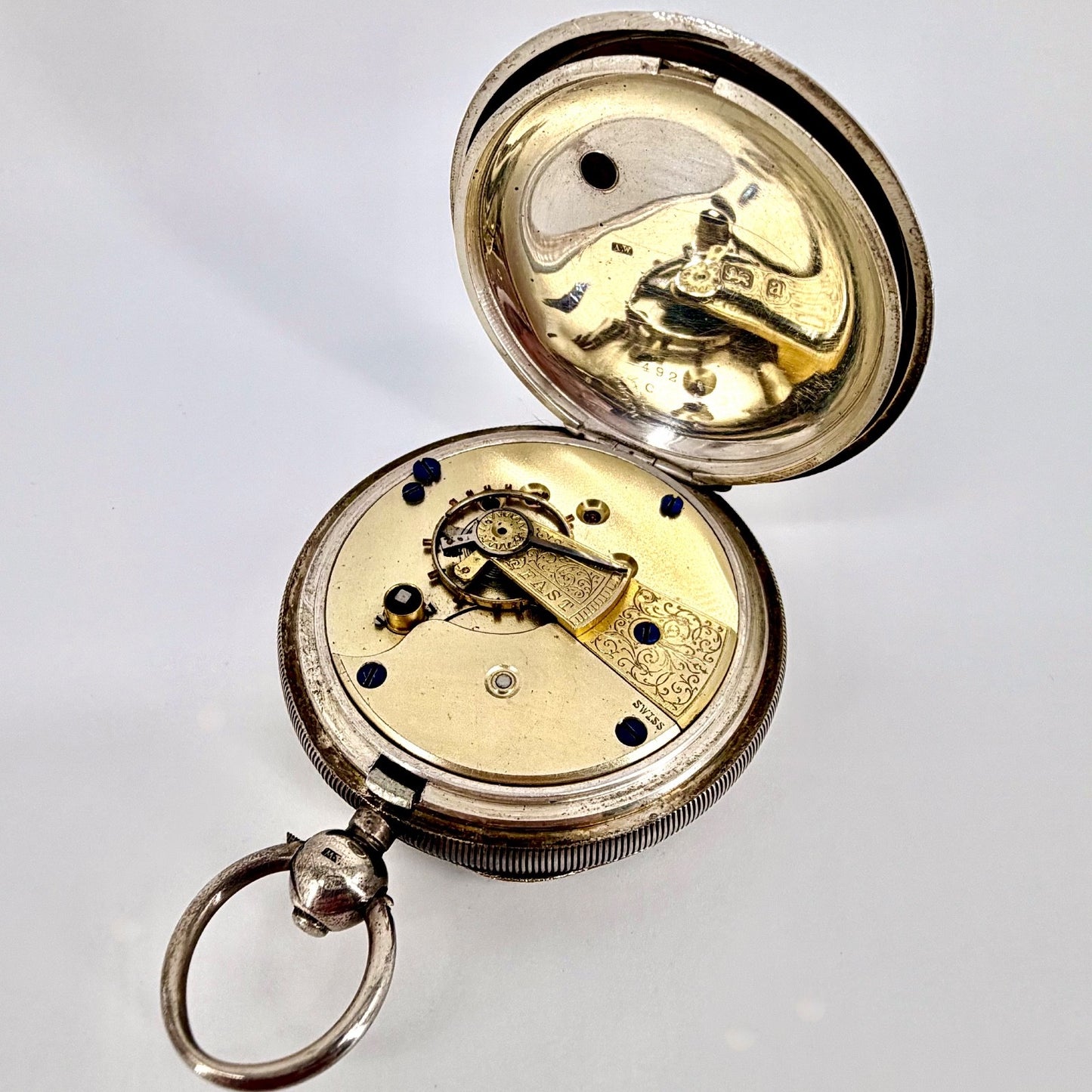 Antique Silver Pocket Watch - Birmingham 1900, Alfred Wigley – Working