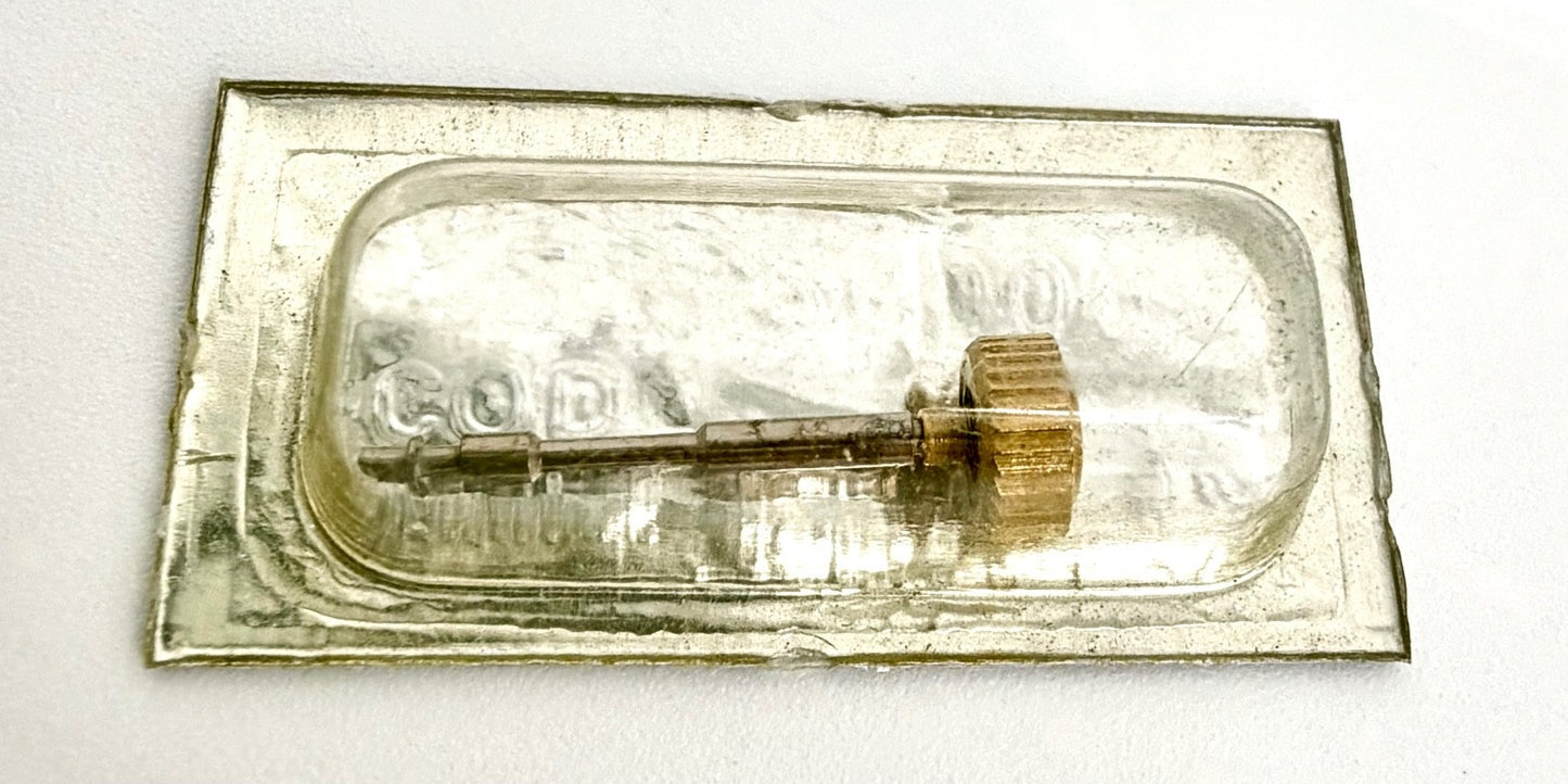 Genuine Timex Stem & Crown – Code 401/1 – 027 260000 – Gold Tone – New Old Stock