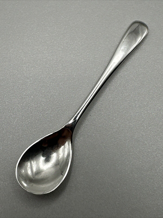 Vintage Silver Mustard Spoon - Birmingham 1964 Adie Brothers