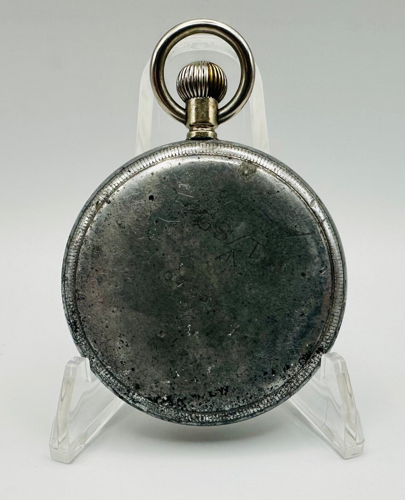 Antique British Military Pocket Watch - GS/TP Swiss Made 15 Jewels - Working