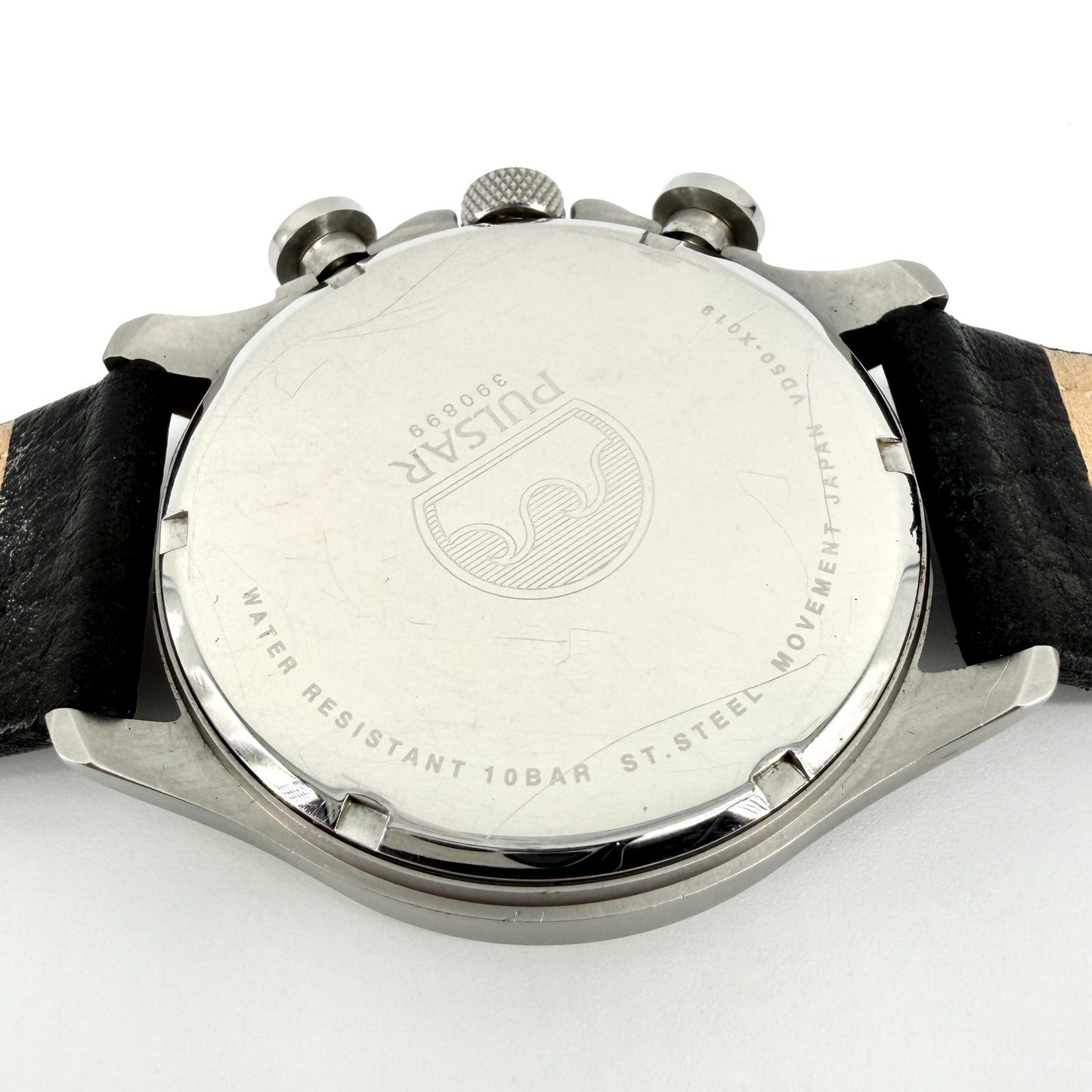 Pulsar VD50-X019 Chronograph Watch – Black Dial – 100m – 44mm